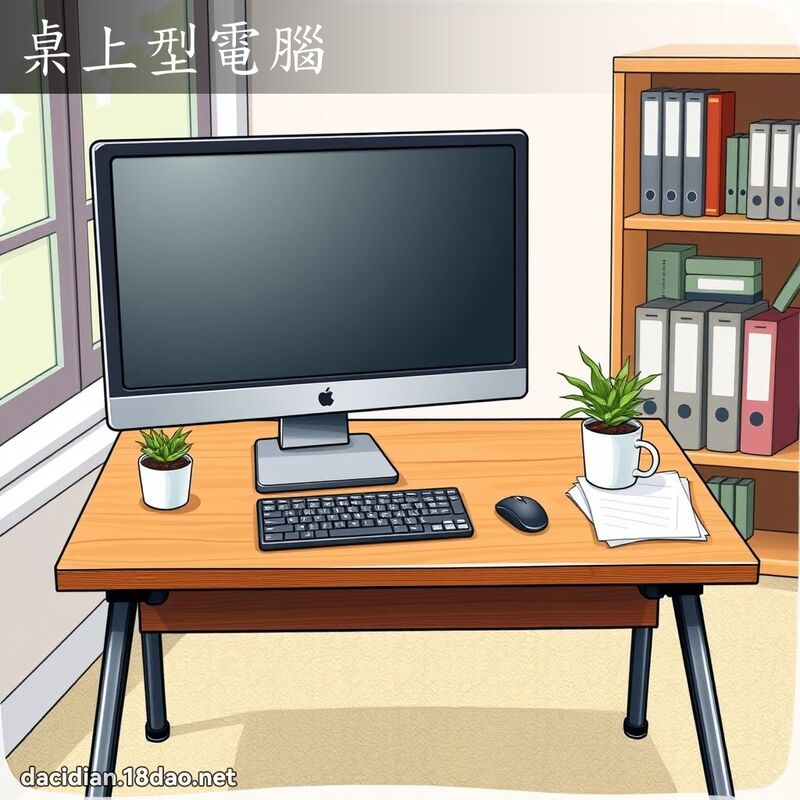 桌上型電腦 - 國語大辭典配圖