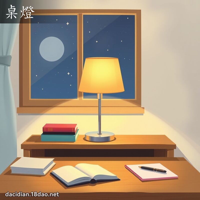 桌燈 - 國語大辭典配圖
