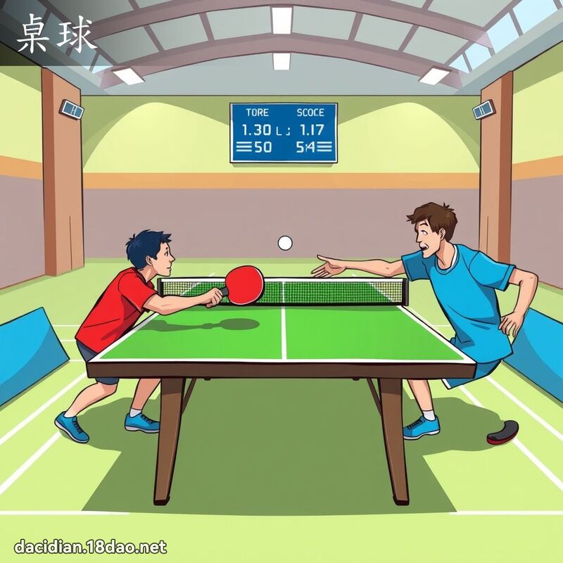 桌球 - 国语大辞典配图