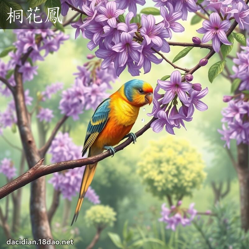 桐花凤 - 国语大辞典配图