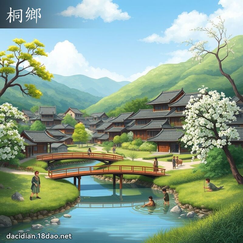 桐鄉 - 國語大辭典配圖