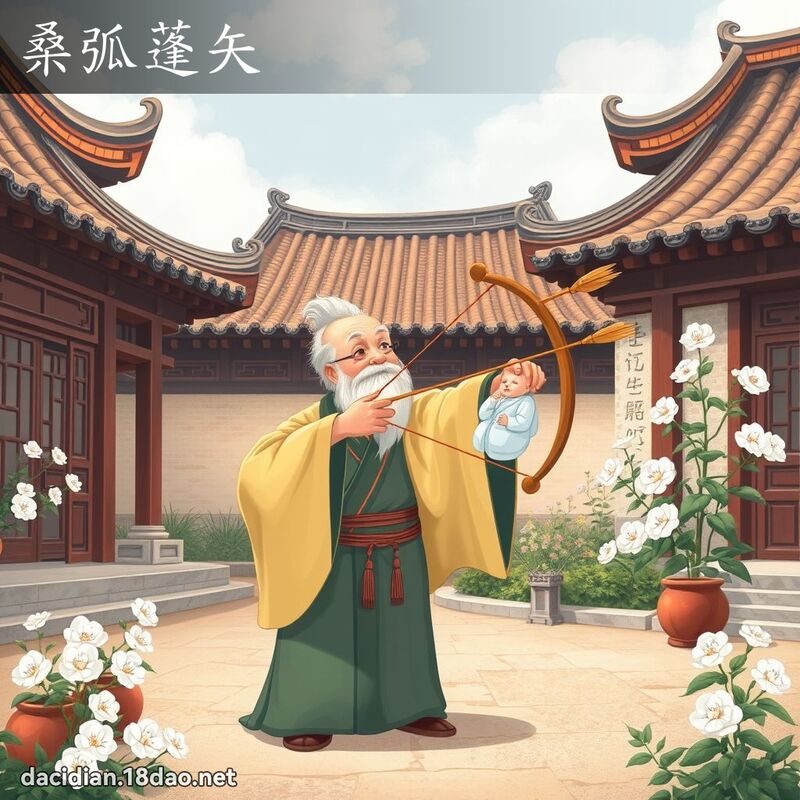 桑弧蓬矢 - 国语大辞典配图