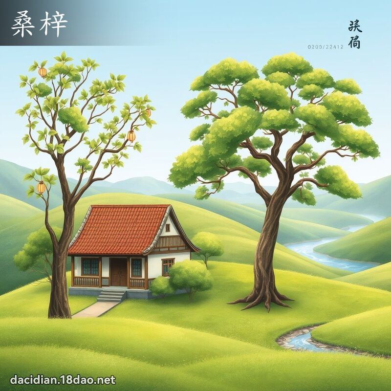 桑梓 - 国语大辞典配图