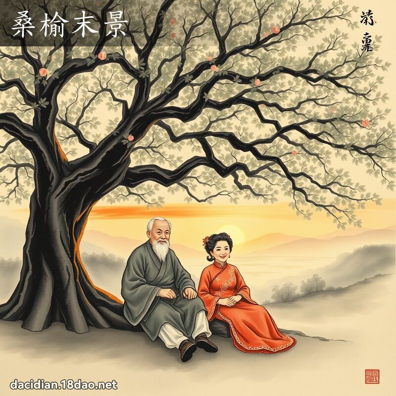 桑榆末景 - 国语大辞典配图
