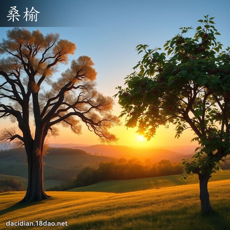 桑榆 - 国语大辞典配图