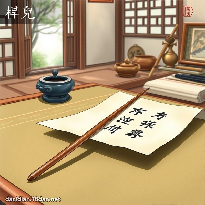 桿兒 - 國語大辭典配圖