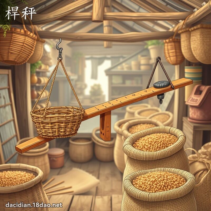 桿秤 - 國語大辭典配圖