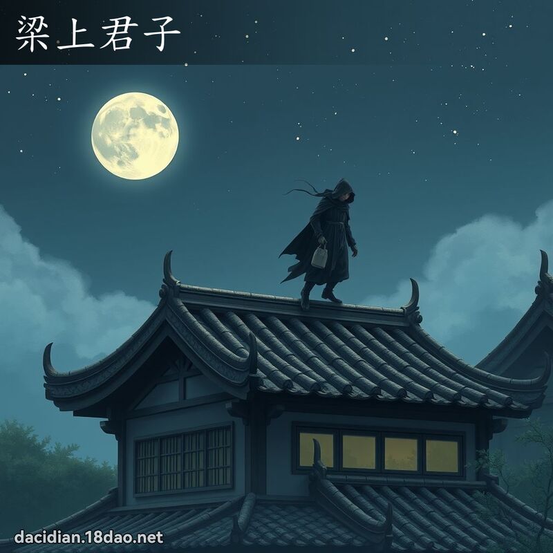 梁上君子 - 国语大辞典配图