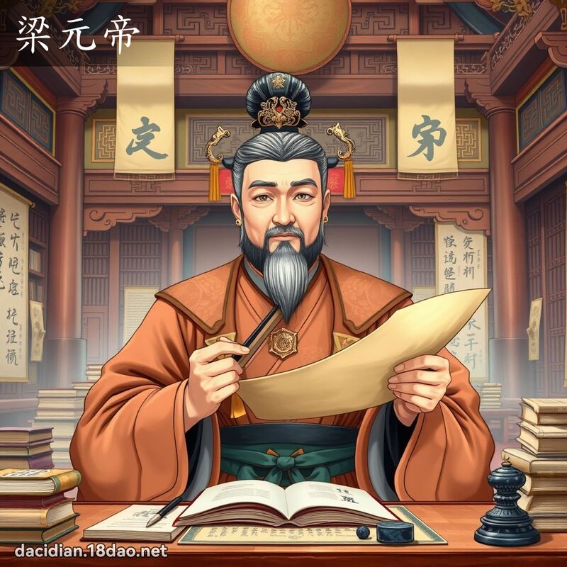 梁元帝 - 国语大辞典配图