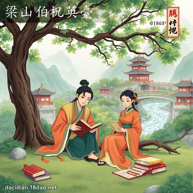 梁山伯祝英臺 - 國語大辭典配圖