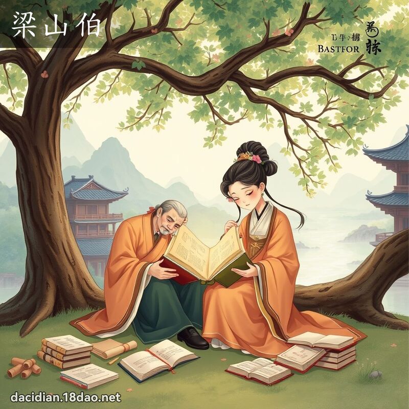 梁山伯 - 國語大辭典配圖