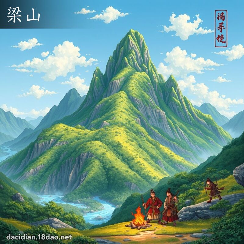 梁山 - 國語大辭典配圖