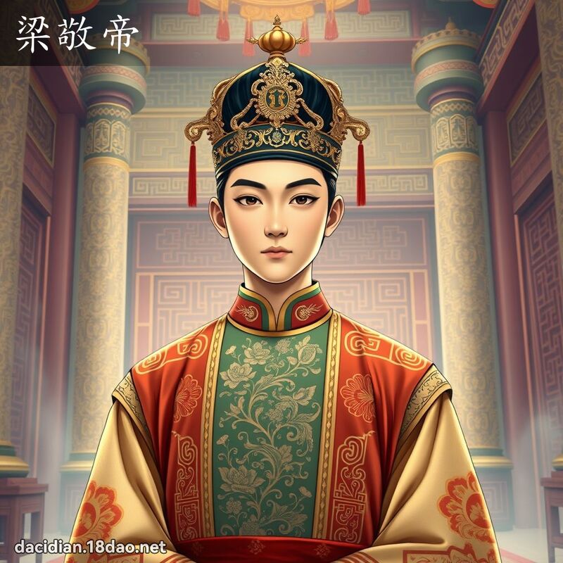 梁敬帝 - 国语大辞典配图