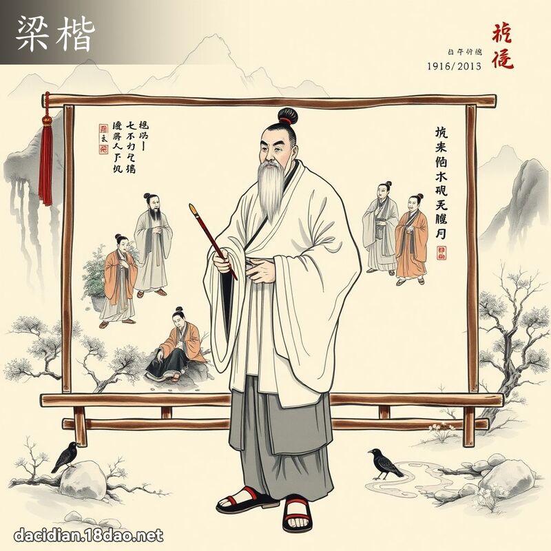 梁楷 - 國語大辭典配圖