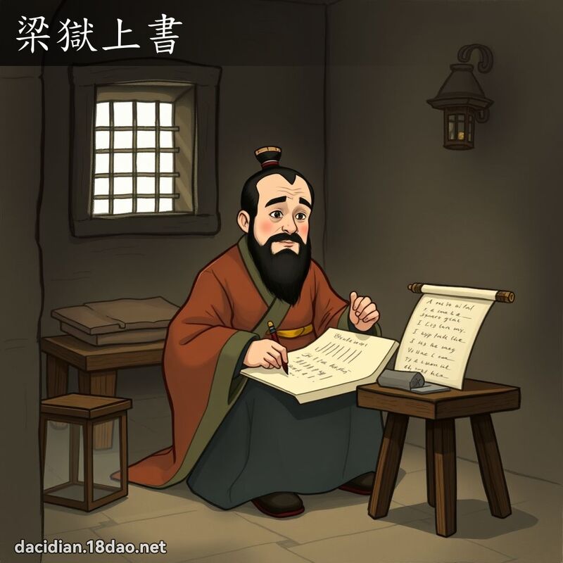 梁獄上書 - 國語大辭典配圖