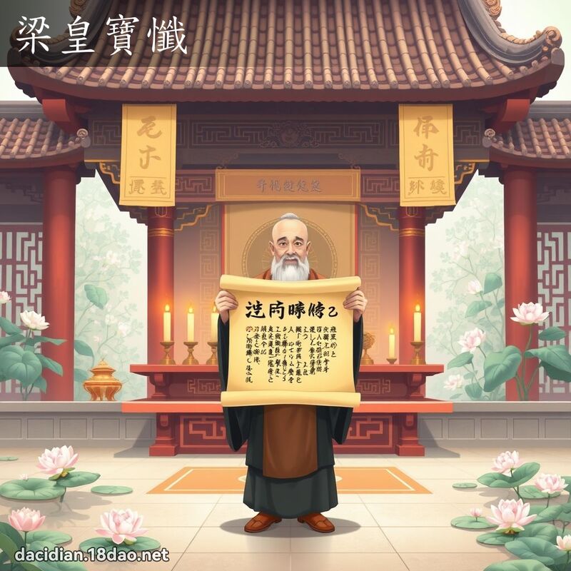 梁皇宝懺 - 国语大辞典配图