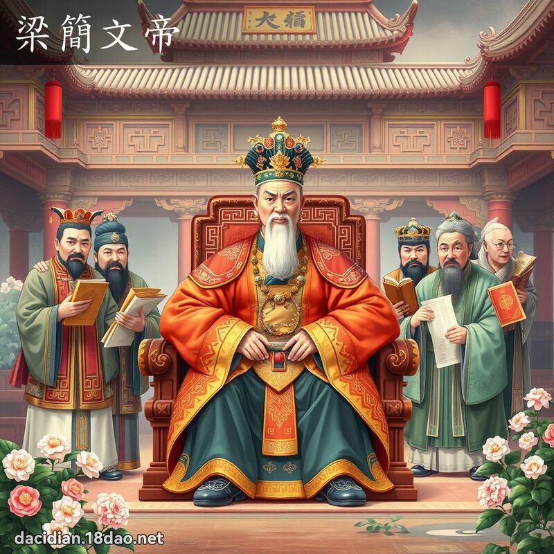 梁簡文帝 - 國語大辭典配圖