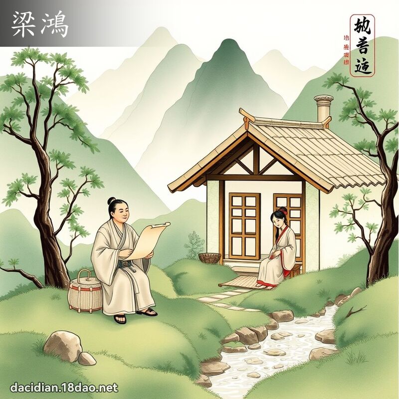 梁鴻 - 國語大辭典配圖