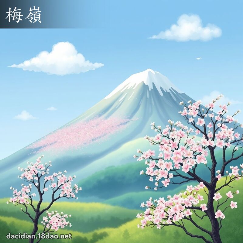梅岭 - 国语大辞典配图