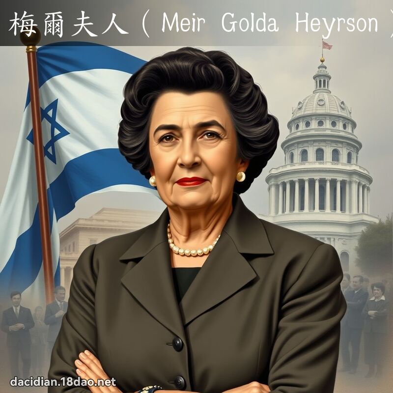梅尔夫人（Meir Golda Heyrson） - 国语大辞典配图