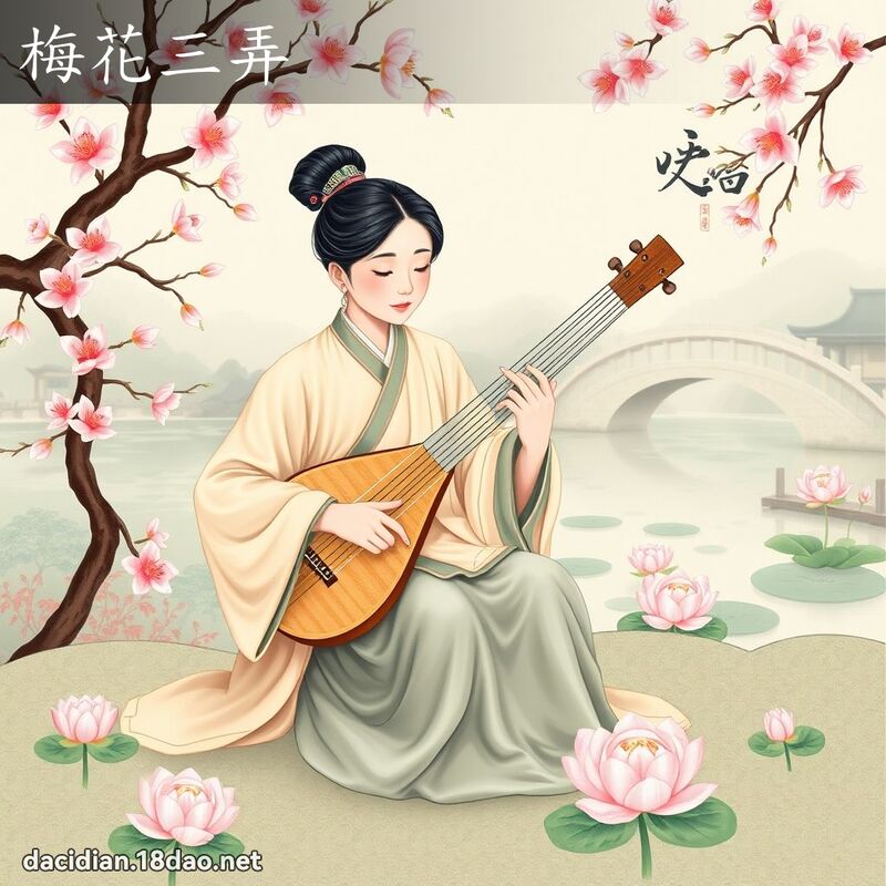 梅花三弄 - 国语大辞典配图