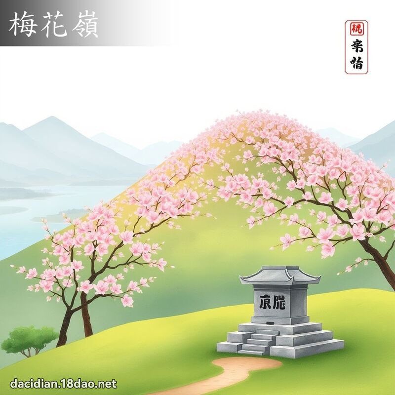 梅花岭 - 国语大辞典配图
