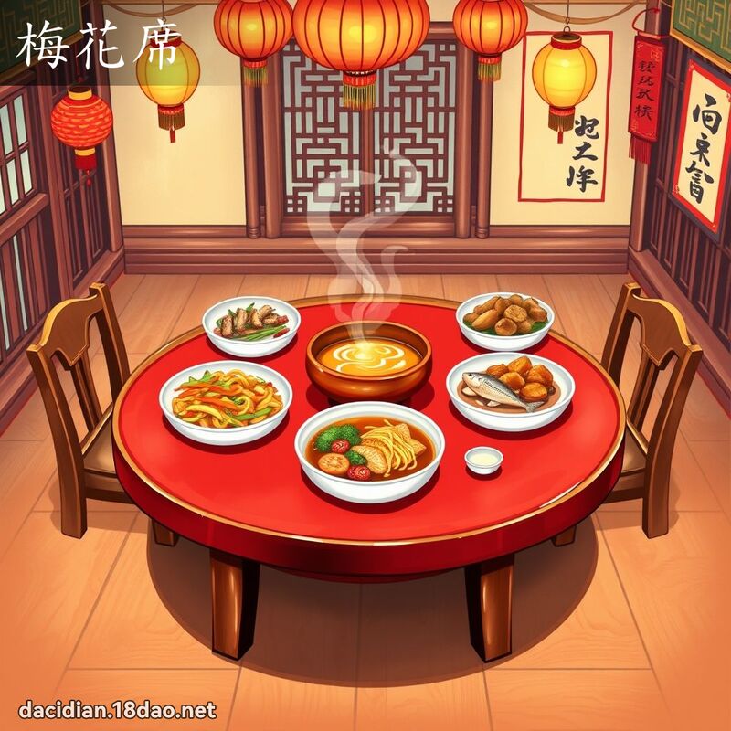 梅花席 - 国语大辞典配图