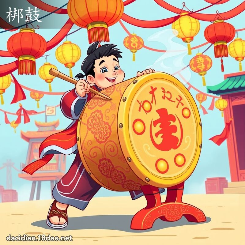 梆鼓 - 国语大辞典配图