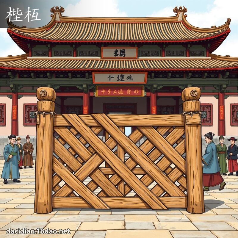 梐枑 - 国语大辞典配图