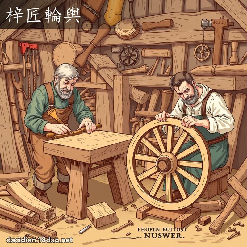 梓匠輪輿 - 國語大辭典配圖