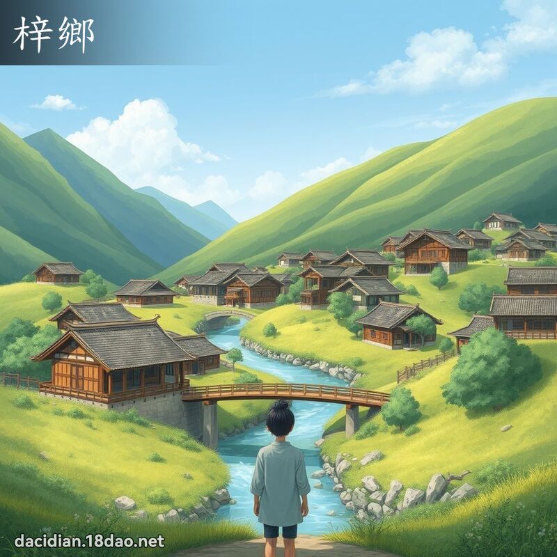 梓鄉 - 國語大辭典配圖