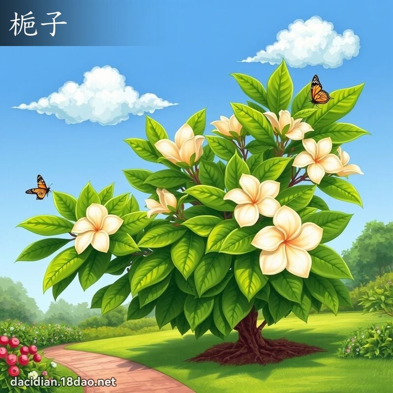 梔子 - 國語大辭典配圖