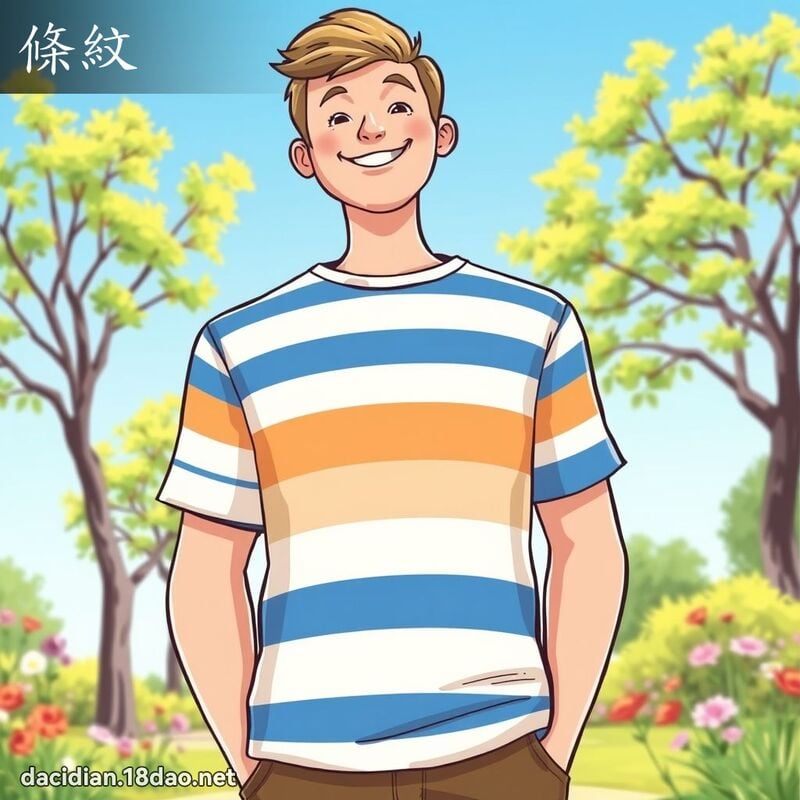 条纹 - 国语大辞典配图