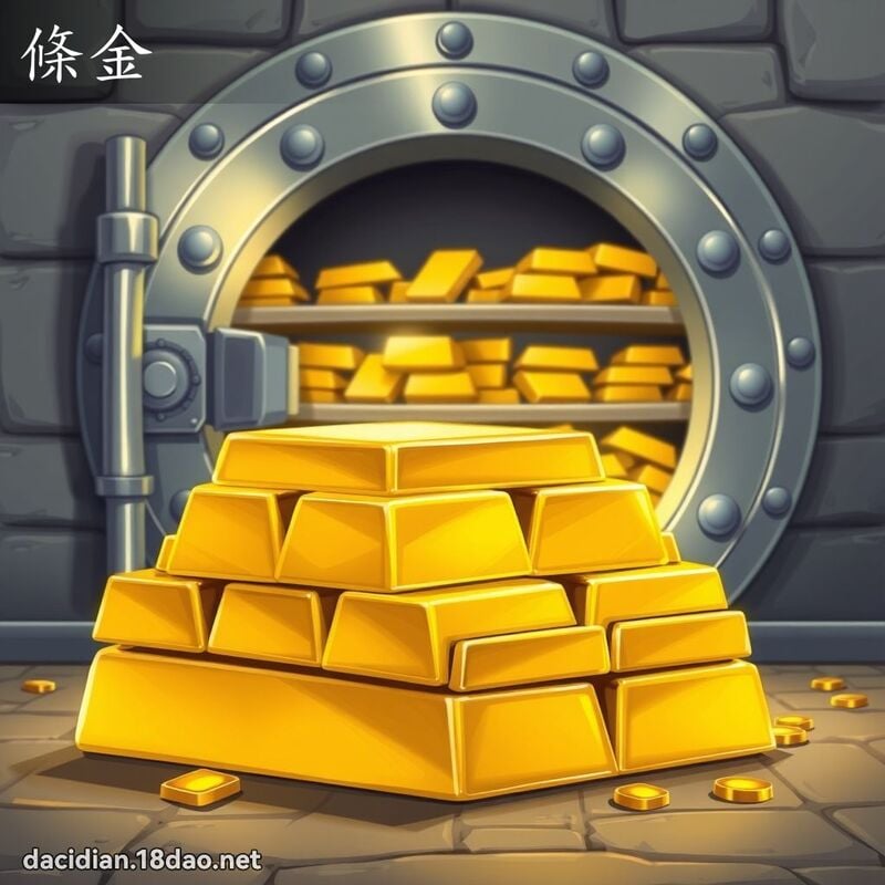 条金 - 国语大辞典配图