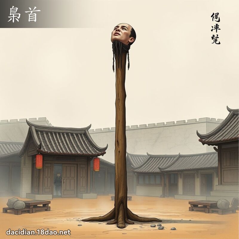 梟首 - 國語大辭典配圖