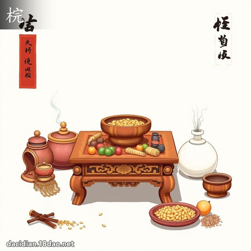 梡 - 国语大辞典配图