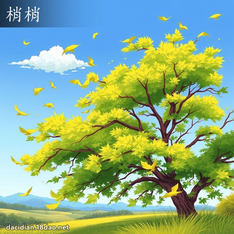 梢梢 - 国语大辞典配图