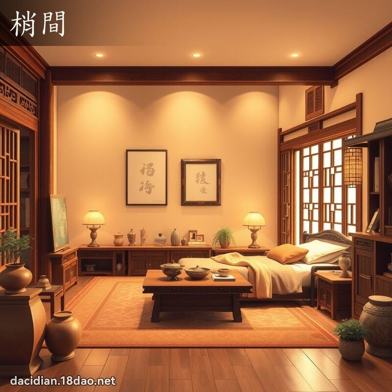 梢间 - 国语大辞典配图