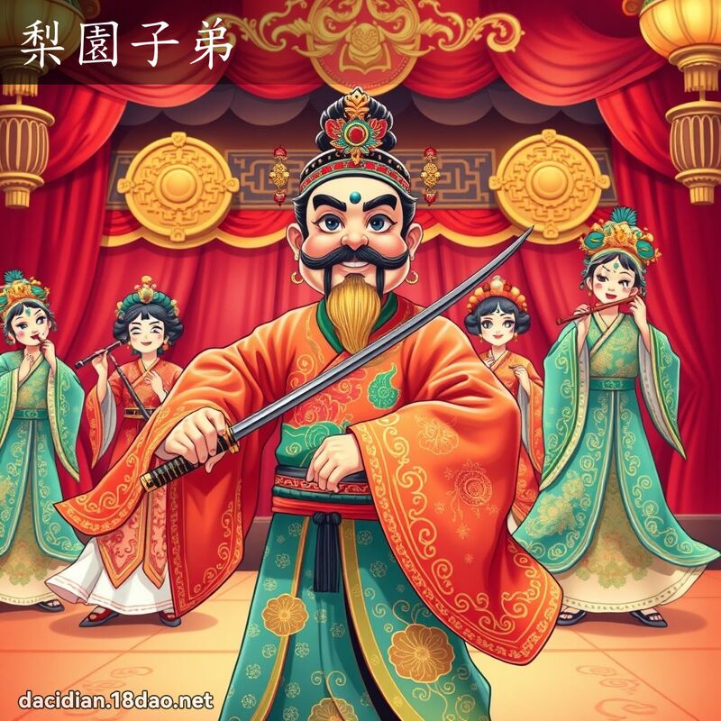 梨园子弟 - 国语大辞典配图
