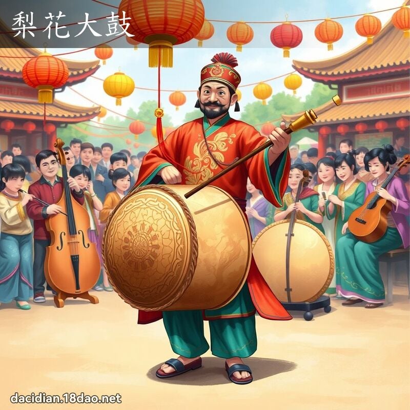 梨花大鼓 - 國語大辭典配圖