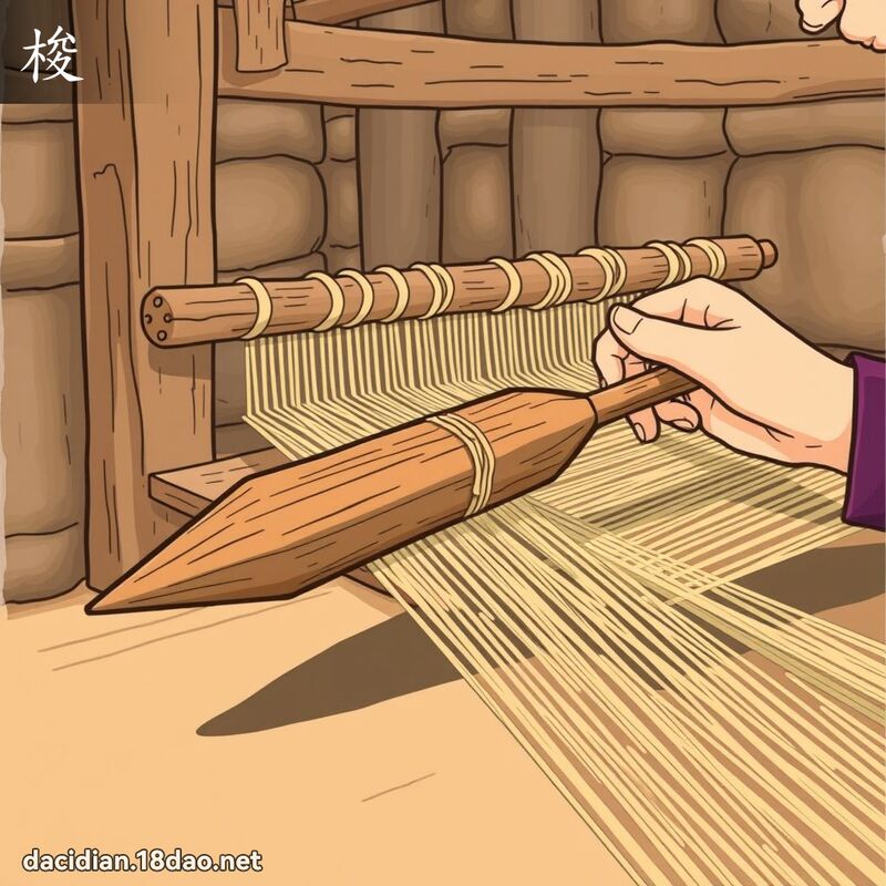 梭 - 國語大辭典配圖