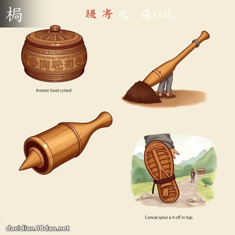 梮 - 国语大辞典配图