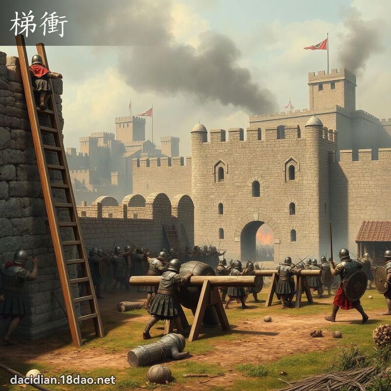 梯冲 - 国语大辞典配图