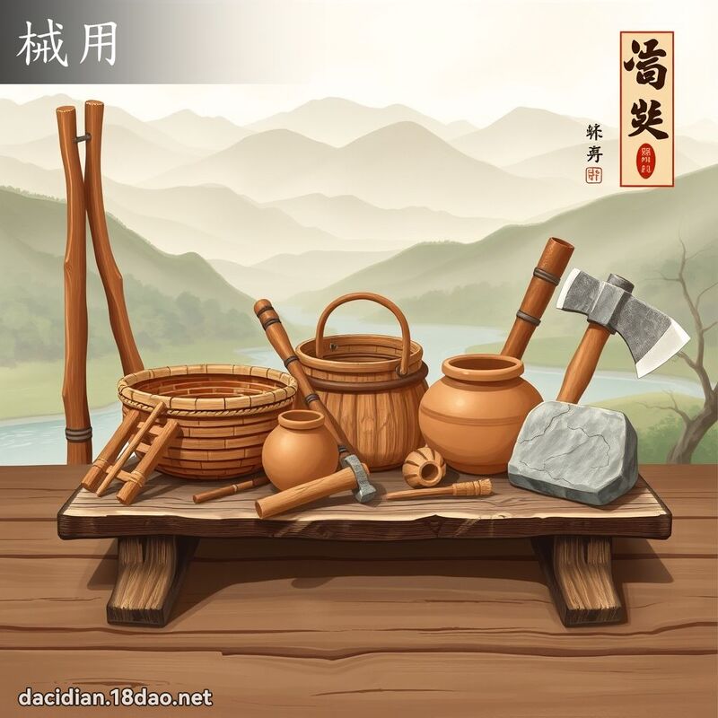 械用 - 國語大辭典配圖