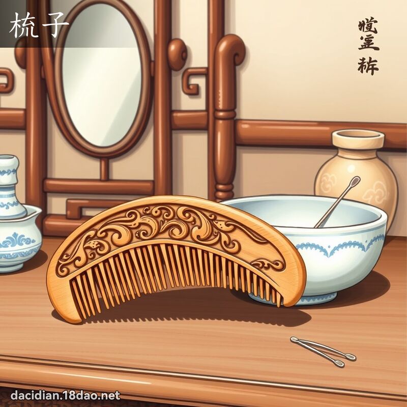 梳子 - 國語大辭典配圖