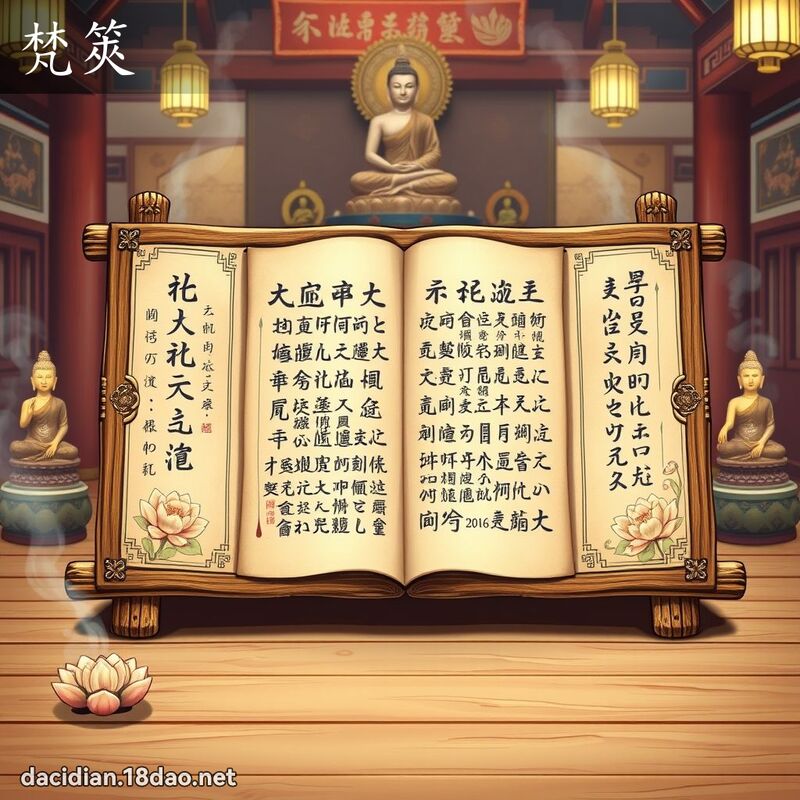 梵筴 - 國語大辭典配圖