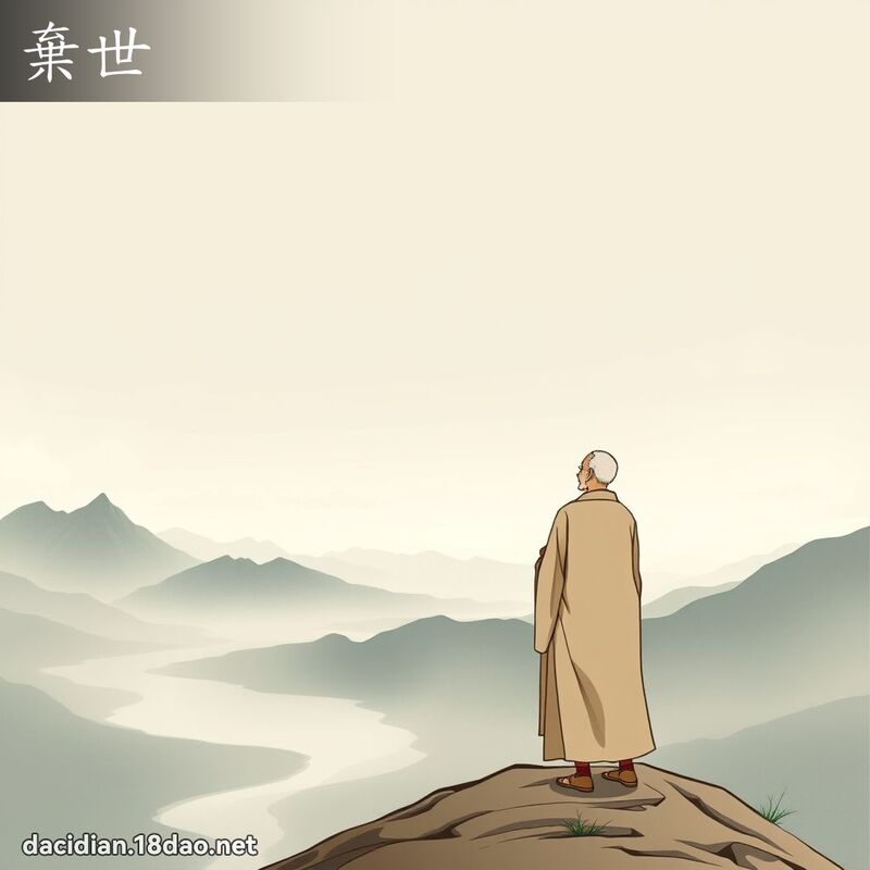 弃世 - 国语大辞典配图