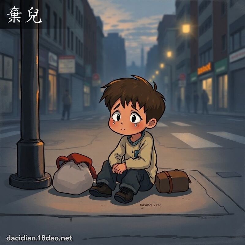 棄兒 - 國語大辭典配圖