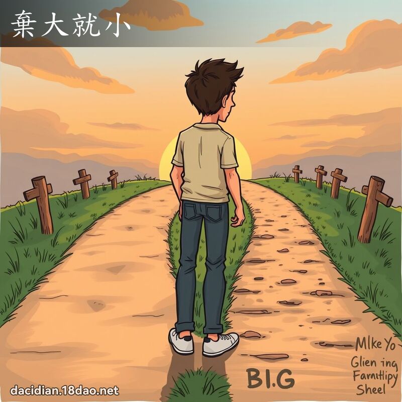 棄大就小 - 國語大辭典配圖