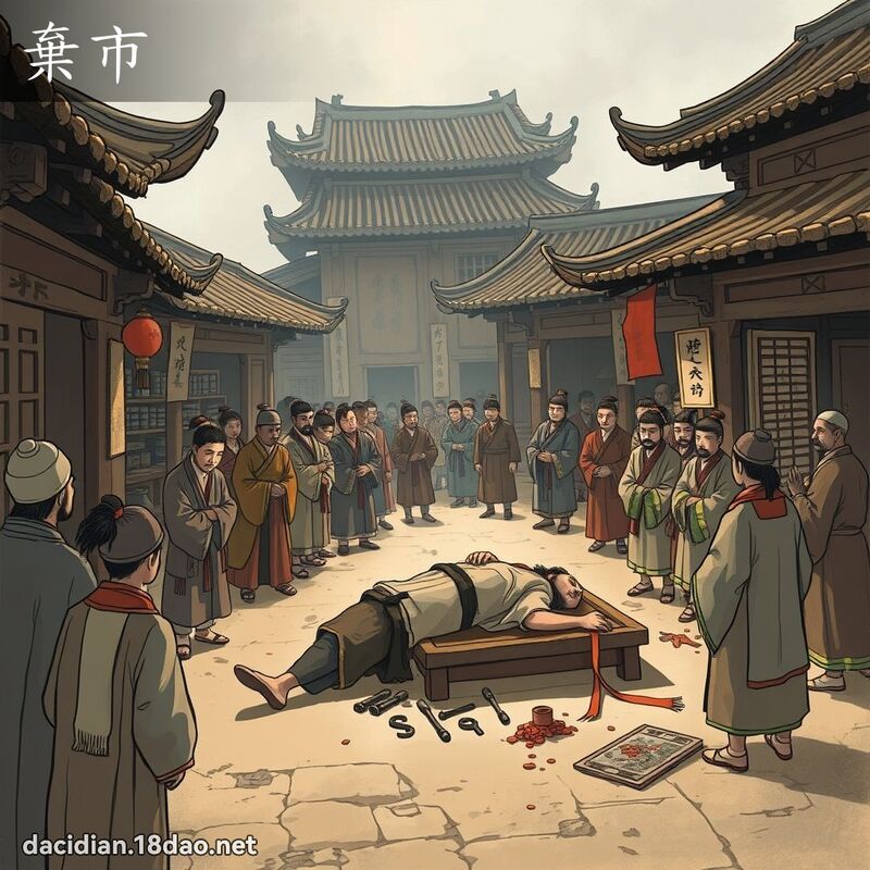 棄市 - 國語大辭典配圖